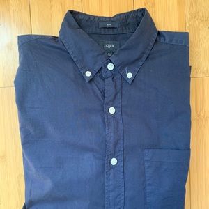 J.Crew Navy Lightweight Button Down in Medium